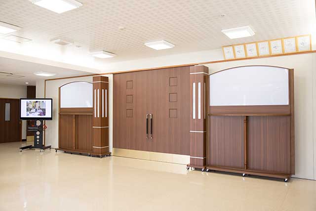 葬儀社エヴァホール大海本館のロビー